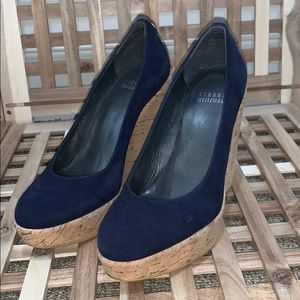 Stuart Weitzman Suede Wedges